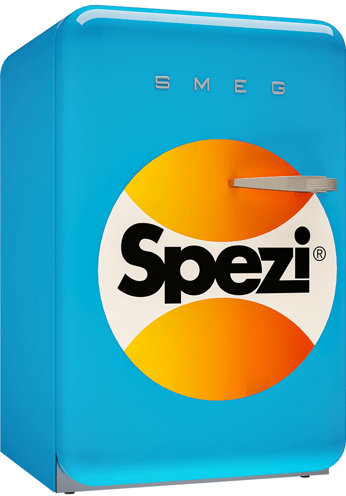 Spezi Retro Kühlschrank