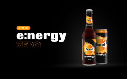 JETZT NEU: <br> Spezi e:nergy ZERO ist da!