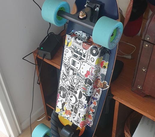 Spezi Longboard-Umbau